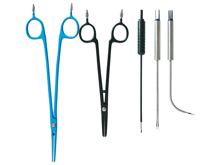High frequency electrocoagulation tweezers
